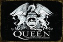 Декоративная листовая табличка Queen Band