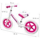 Велосипед Croxer Balance Bike Cadea White/Pink