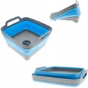 ЧАША СКЛАДНАЯ СО СЛИВОМ + СИЛИКОНОВАЯ ПРОБКА 10Л