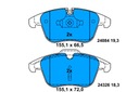 ZAPATAS DE FRENADO PARTE DELANTERA JAGUAR S-TYPE II XF I XF SPORTBRAKE XJ XK II 