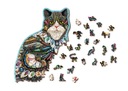 Drevené puzzle The Jeweled Cat 250 dielikov. Názov Magic Animals