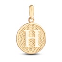 ZŁOTA WYJĄTKOWA ZAWIESZKA MEDALIK LITERKA H 333