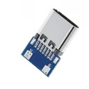 Адаптер USB C с гнездом для печатной платы, 2-контактный DIP X, 5 шт.