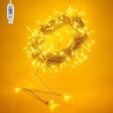 Светодиодные елочные фонари 15 м 150 светодиодов USB теплый белый 8 режимов
