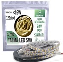 Светодиодная лента SMD 24В 16Вт 600 диодов IP20 НЕЙТРАЛЬ 1Мб
