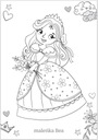 Раскраска Рисуем принцессу для малышей 2+ Гномик