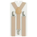 ДЕТСКИЕ МОЗГОВИНЫ для брюк 1-10 лет, БЕЖЕВЫЕ, регулируются для детей, 2,5 см.