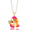 -% ОЖЕРЕЛЬЕ-КУЛОН С ЦВЕТКОМ ОРХИДЕИ