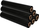 6 x FOLIA STRETCH 1,5KG CZARNA STRECZ STRECH CZARNY