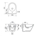 BIDET wiszący CERSANIT CITY OVAL K35-043 Linia City