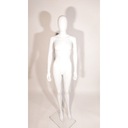MANEKIN DAMSKI BF6 CAŁOPOSTACIOWY BIAŁY MATOWY