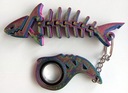 Keyspinner Keyrambit + Shark TikTok Key -брелок MIDNIGHT