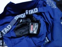 SKOGSTAD spodnie zimowe narciarskie OCIEPLANE na szelkach grube 80-86-92 Kolor niebieski