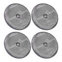 4PCS SAFETY ODTWARZACZE ЧЕРВОНІ КРУГЛІ 72 MM DIA Z БОЛТ DO AC  (17879632422) фото min 5