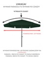 Parasol wędkarski York zielony zamykany/Okno + Moskitiera Marka York