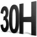 НОМЕР ДОМА НОМЕР ДВЕРИ БУКВЫ ВЫСОТА 20 см ЧЕРНЫЙ