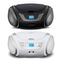 ПОРТАТИВНОЕ FM-РАДИО BOOMBOX CD MP3 USB AUX IN ВЫХОД НА НАУШНИКИ