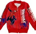 Толстовка для мальчика 122 SPIDERMAN RED BOMBER