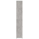 vidaXL Kúpeľňová skrinka, sivá betónová, 30x30x183,5 cm, drevotrieska Ďalšie informácie netýka sa