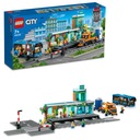 LEGO City 60335 Большой набор «Железнодорожный вокзал», 907 деталей