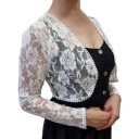 ПОЛУКРУГЛОЕ БОЛЕРО КРУЖЕВНОЕ СВАДЕБНОЕ ПЛАТЬЕ 50/52