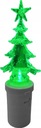 Светодиодная светящаяся вставка для елки на батарейках Новогодняя зеленая