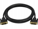 AUDA Kabel przewód DVI DVI-D 24+1 Dual Link 2m