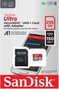 SANDISK ULTRA microSDXC 256GB 150MB/s + SD ADAPTÉR Rýchlostná trieda C10 U1 A1