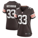 Женская игровая майка Ronnie Hickman Brown Cleveland Browns Team, 3XL