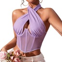 УКОРОЧЕННЫЙ БЮСТГАЛТЕР С ЗАВЯЗКОЙ НА ЗАВЯЗКЕ МОДНАЯ СЕТКА M