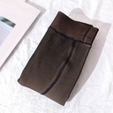 Dámske zimné pančuchy elastické falošné priesvitné termálne čierne s nožičkami Dominujúca farba prehľadná
