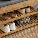 SoBuy Скамья для обуви с подушкой сиденья Loft Shoe Shelf FSR47-N