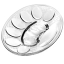 ТАРЕЛКА ЯИЧНАЯ ТАРЕЛКА СТЕКЛЯННАЯ БЛЮДА НА 10 ЯИЦ РОЖДЕСТВЕНСКИЙ ПОДСТАВОК