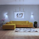 Угловой диван с функцией сна ALONZO VELVET Cornea