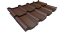 Металлочерепица RETTO MODULAR, матовая коричневая, В НАЛИЧИИ
