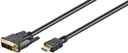 DVI-D (18+1) Single Link — кабель HDMI Goobay 1 м
