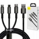 МНОГОФУНКЦИОНАЛЬНЫЙ КАБЕЛЬ BASEUS 3В1 MICRO USB/USB-C/LIGHTNING 3,5А 1,5М