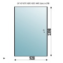 ЗАДНЕЕ ОКНО CAT 427 427F2 428F2 432F2 444F2