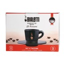 Filiżanki do espresso kawy porcelanowe ze spodkami BIALETTI 75 ml 4szt. M1 Pojemność 75 ml
