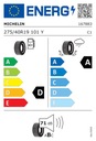 4 PIEZAS NEUMÁTICOS DE VERANO 275/40R19 MICHELIN PRIMACY 3 101Y 