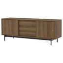 Ikea Radmansö TV Cabinet, коричневый орех, 176x48x66 см.