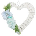 Плетеный головной убор в форме сердца, украшение для дома, СИНИЙ