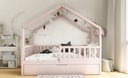 Łóżko dziecięce podwójne DOMI BIS2 różowe 90x200 Kod producenta DOMI BIS2 90200 ROZ