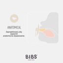 BIBS Smoczek ANATOMICZNY 6 m+ Kauczuk Świeci 2pak M