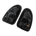 2 PCS POIGNÉE INTÉRIEURE PORTES VOITURES OPAQUE ARGENTÉ 7700353282 EBphoto 10