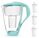 DAFI ХРУСТАЛЬНЫЙ СТЕКЛЯННЫЙ ФИЛЬТР-КУВШИН С 3 ФИЛЬТРАМИ
