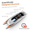 RC ДИСТАНЦИОННОЕ УПРАВЛЕНИЕ ГОНОЧНАЯ ЛОДКА 2CH 25KM H