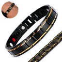 МАГНИТНЫЙ БРАСЛЕТ ЗДОРОВЬЯ МУЖСКИЕ ЖЕНСКИЕ МАГНИТЫ ТИТАН СТАЛЬ ЧЕРНЫЙ