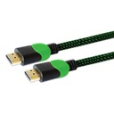 Kabel HDMI 2.0 dedykowany do XBOX zielono-czarny, EAN (GTIN) 5901986045632