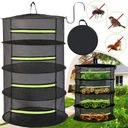 СУШИЛЬНАЯ СЕТКА, ПОДВЕСНАЯ СУШИЛКА ДЛЯ ТРАВ, СКЛАДНАЯ, 4-СЛОЙНАЯ